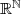 \mathbb{R}^{\mathbb{N}